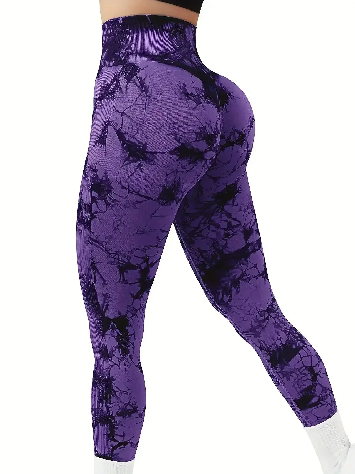 Tie-Dye Seamless Yoga Pants