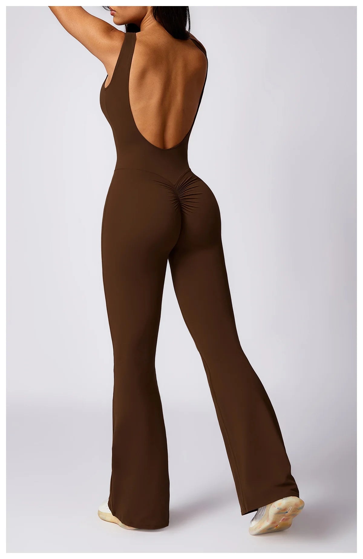 Scrunch Butt Jumpsuit Gym Set