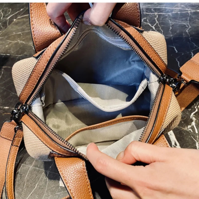 Luxury Brand Designer HandBag 2023 New Women Bag High Capacity Broadband Crossbody Bag Female Casual Fashion Trends Handbag