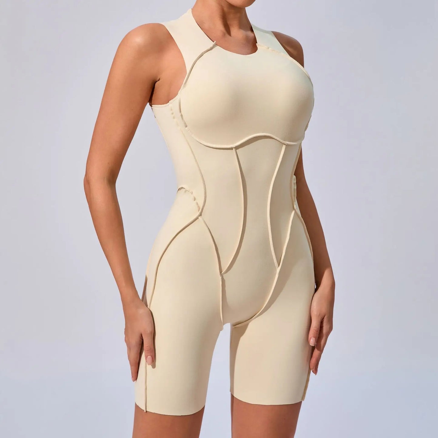 V Back Scrunch Sports Suit Women Gym