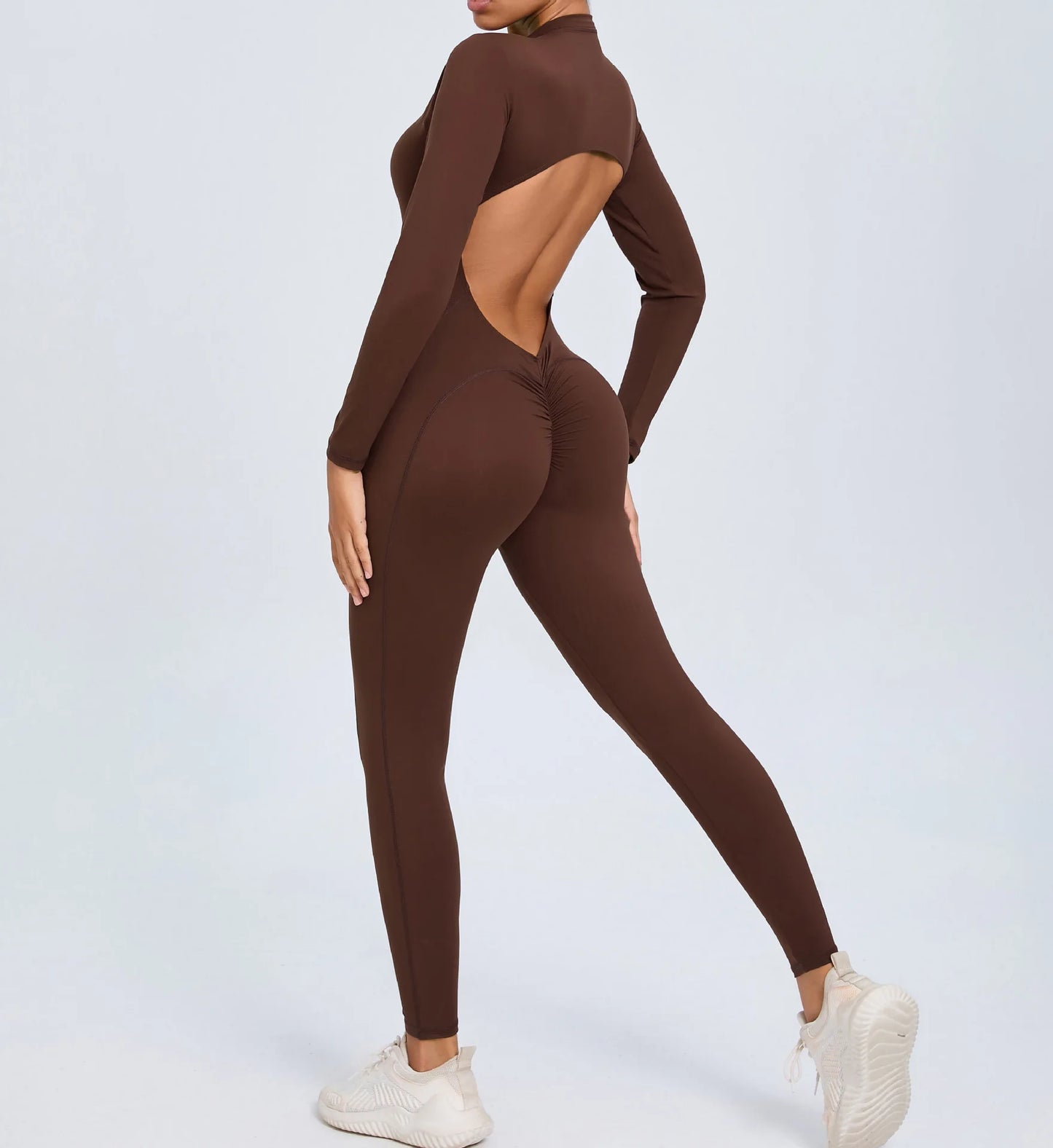 Backless Rompers Yoga Long Sleeved Women's Sportswear