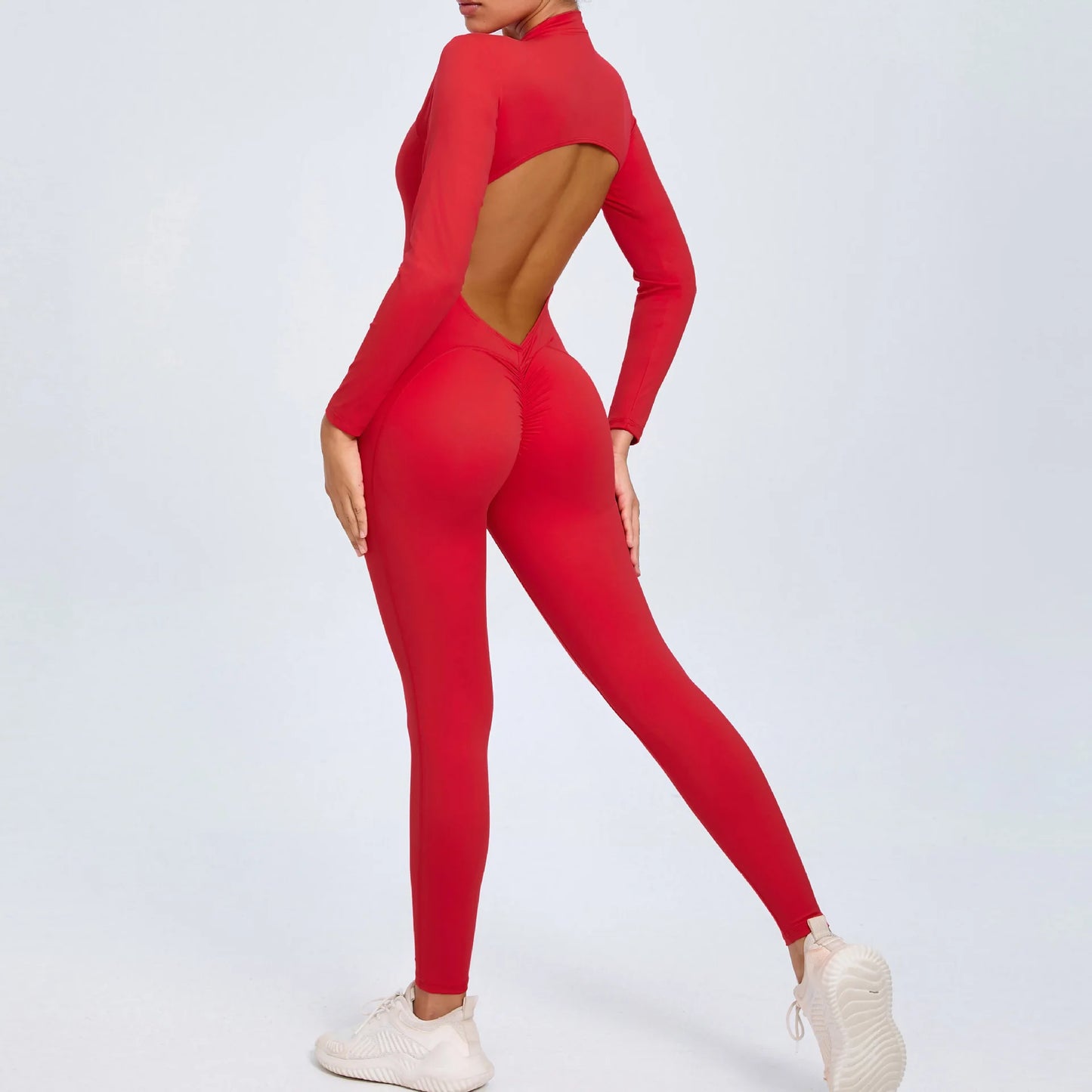 Backless Rompers Yoga Long Sleeved Women's Sportswear