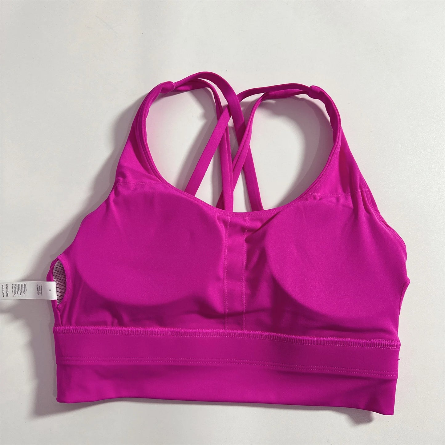 Solid Color Gym Fitness Set Tight Soft cross Fitness Bra 2pc