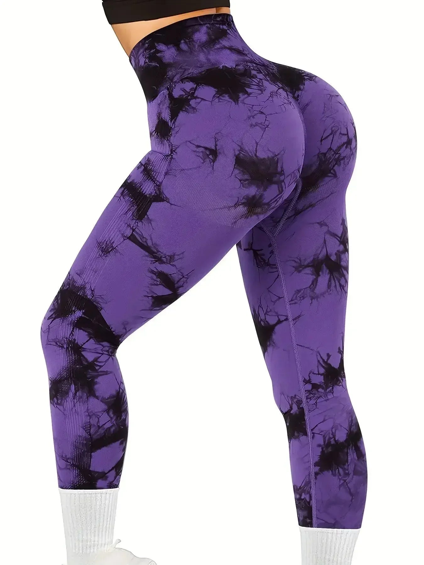 Tie-Dye Seamless Yoga Pants