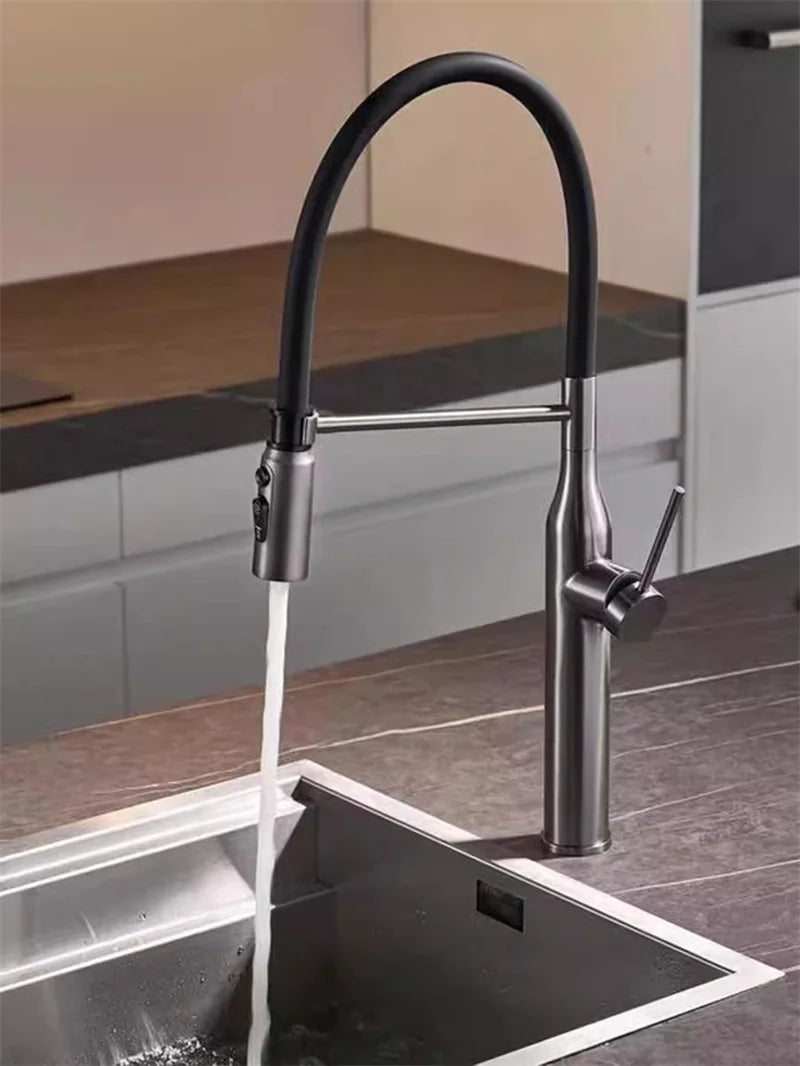 Gun Grey Kitchen Mixer Tap