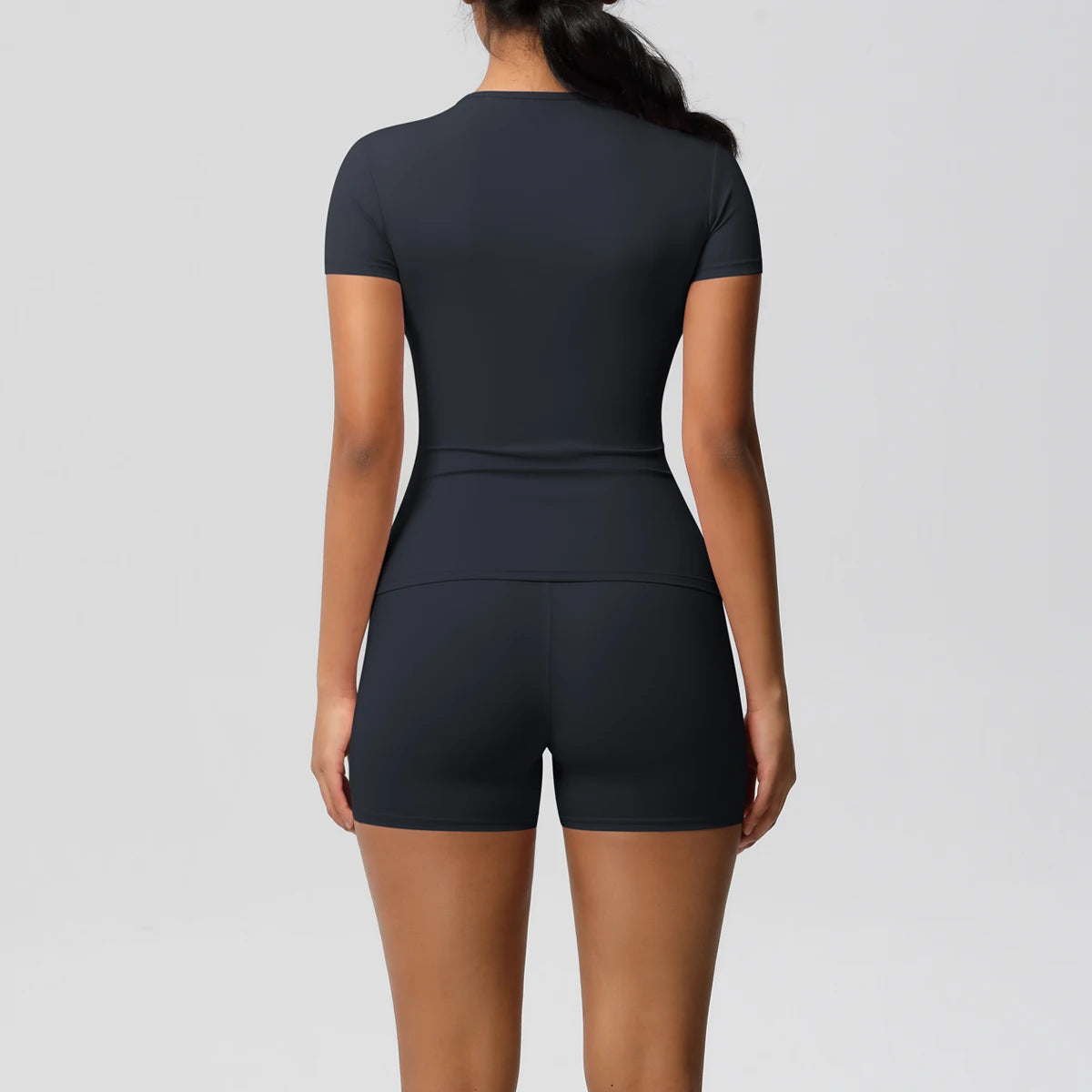 Workout Sportswear 2Pcs Yoga Shirt Push Up Workout Clothes
