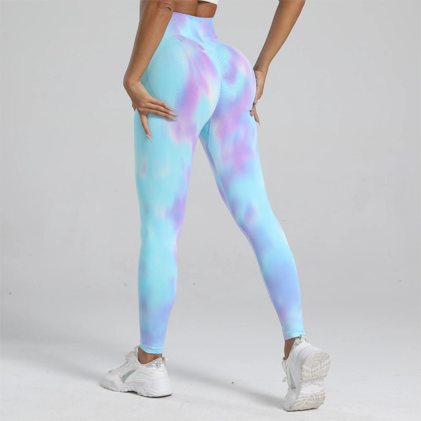 Tie Dye Seamless Athletic Yoga Pants