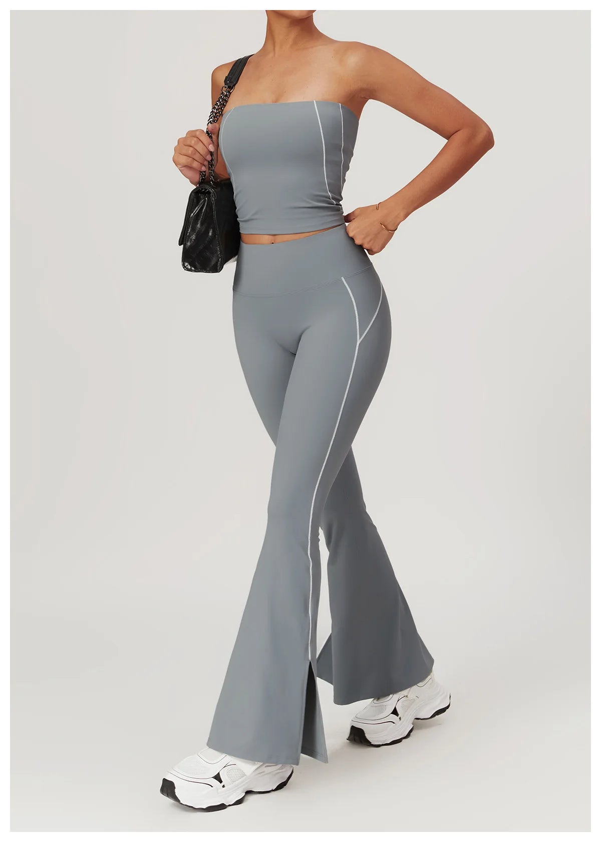 2PCS Yoga Set Women Clothes Workout Set Sportswear Gym Clothing