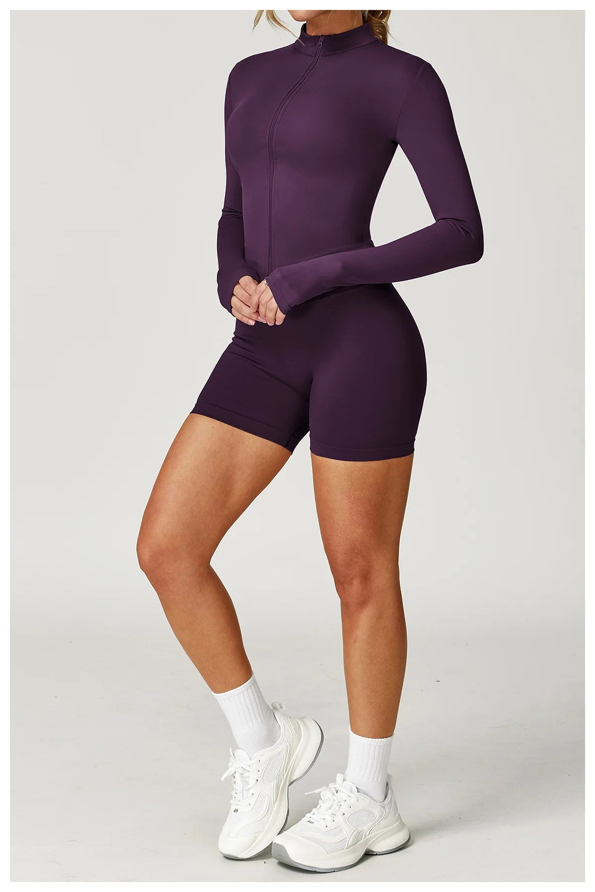 Yoga Suit 2PCS Sports Set Women Tracksuit Running Workout Long Sleeve