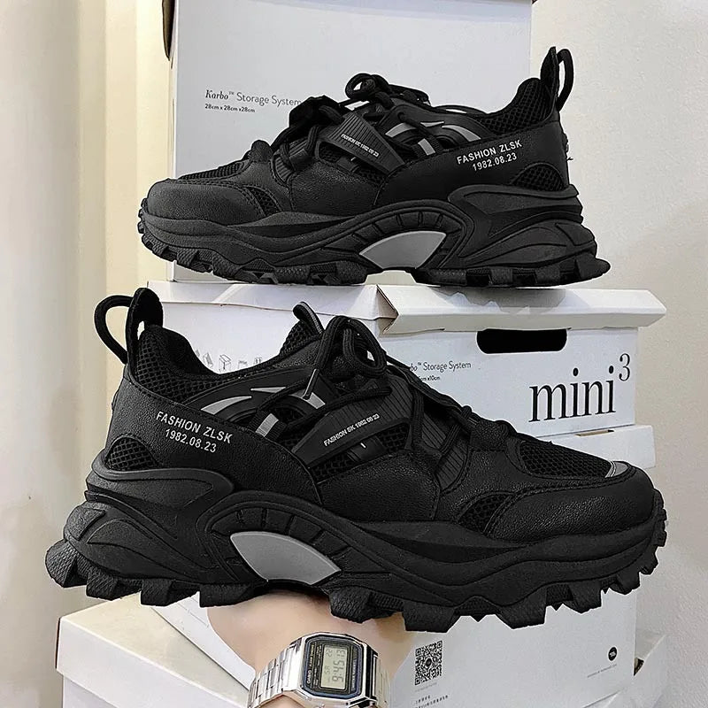 2022 New Men Shoes Autumn Winter Comfortable Men's Platform Sneakers Fashion Casual Shoes Sports Trainers Tenis Masculino Size46