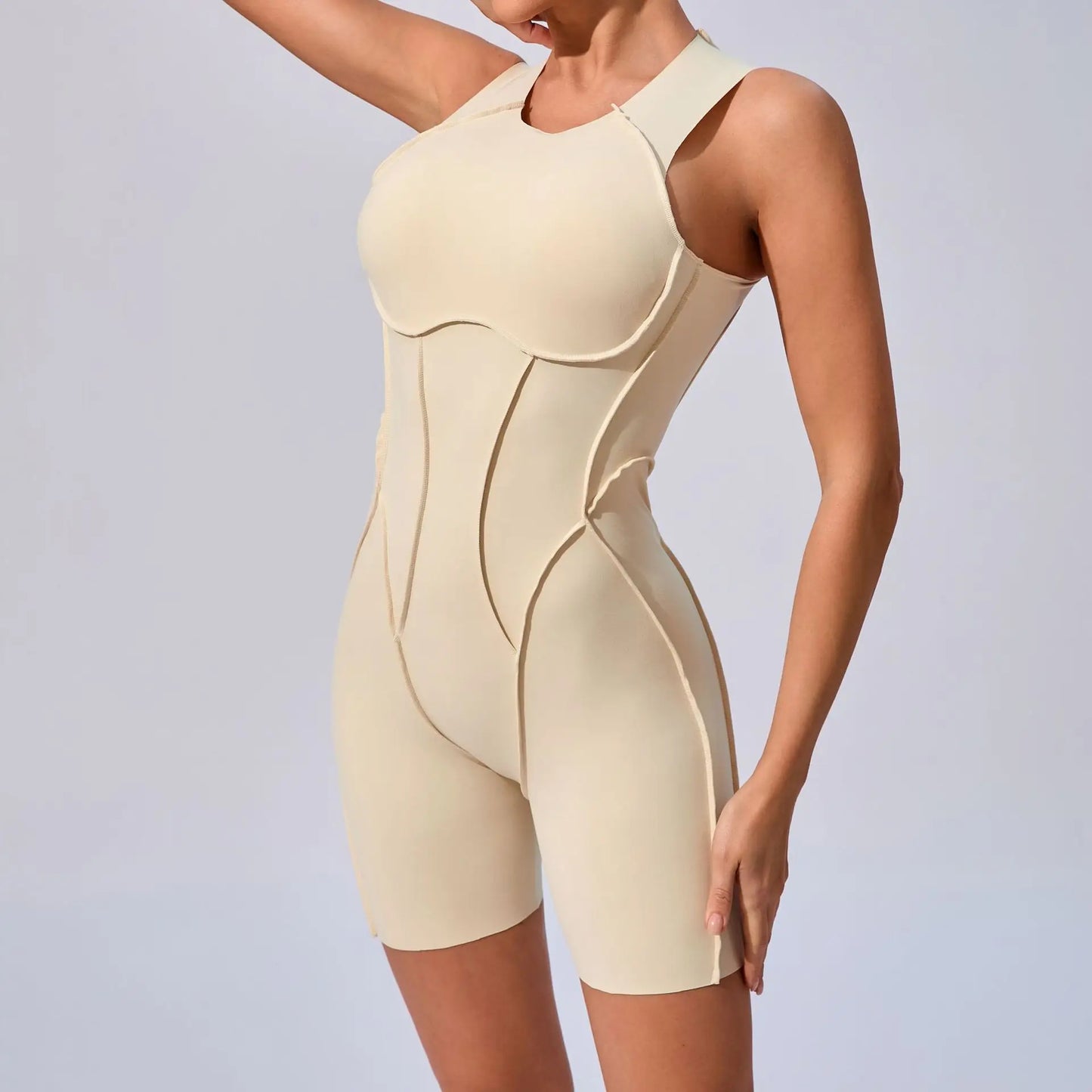 V Back Scrunch Sports Suit Women Gym