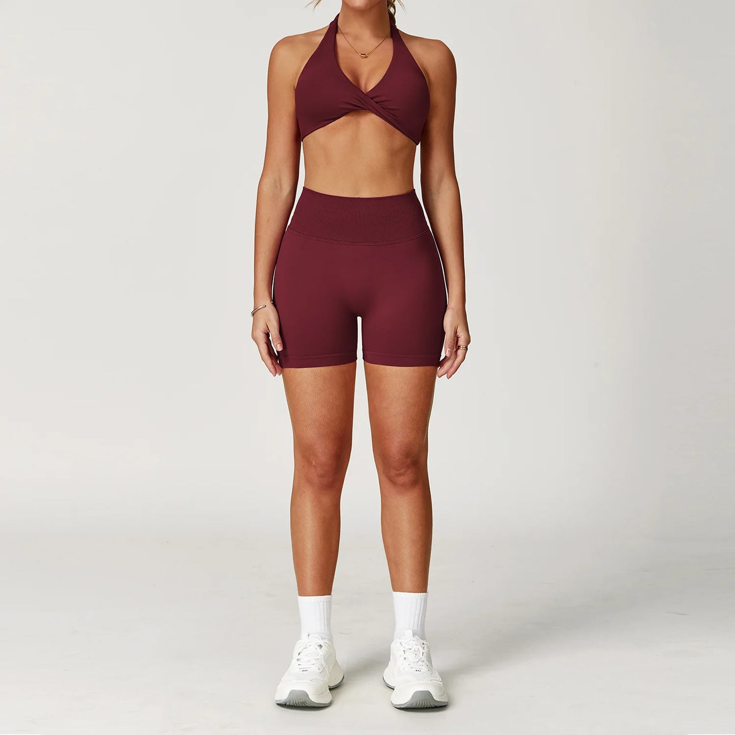 Yoga Suit 2PCS Sports Set Women Tracksuit Running Workout Long Sleeve