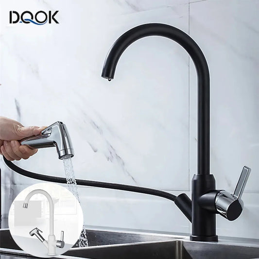 Flexible Pull Out Nozzle Kitchen Tap