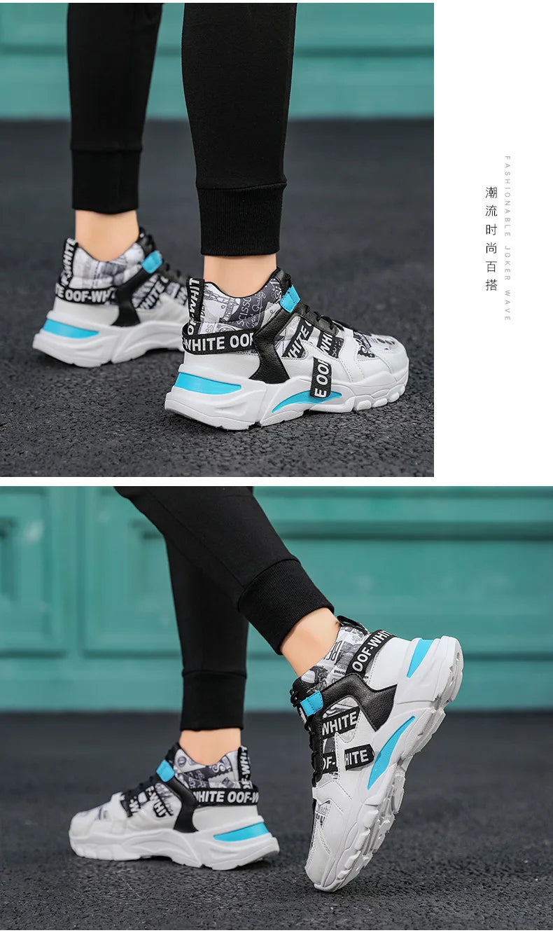 Fashion Platform Men Sport Shoes Casual Sneakers Couple Outdoor Breathable Lightweight  Running Shoes Women Tennis Shoes