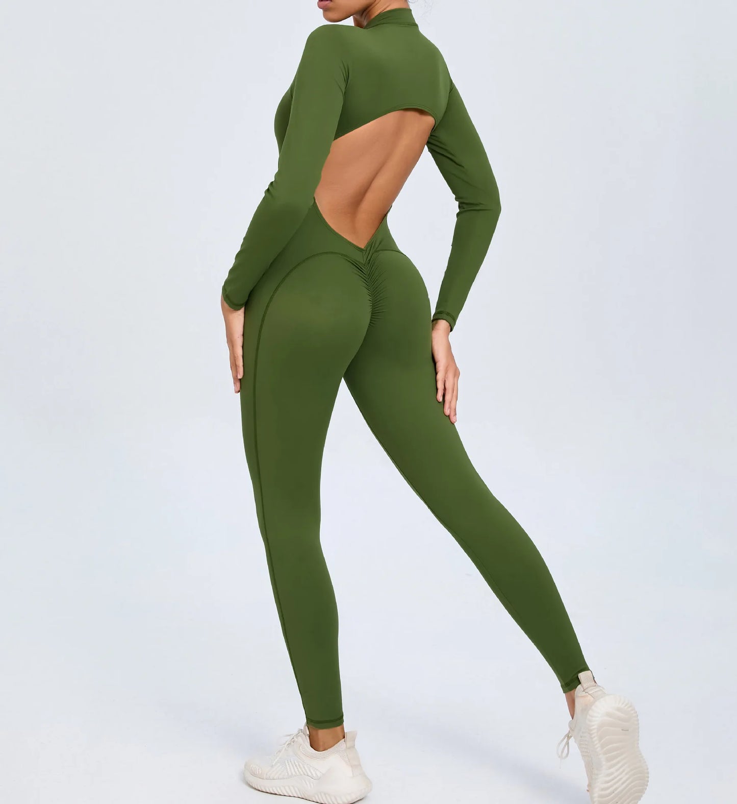 Backless Rompers Yoga Long Sleeved Women's Sportswear