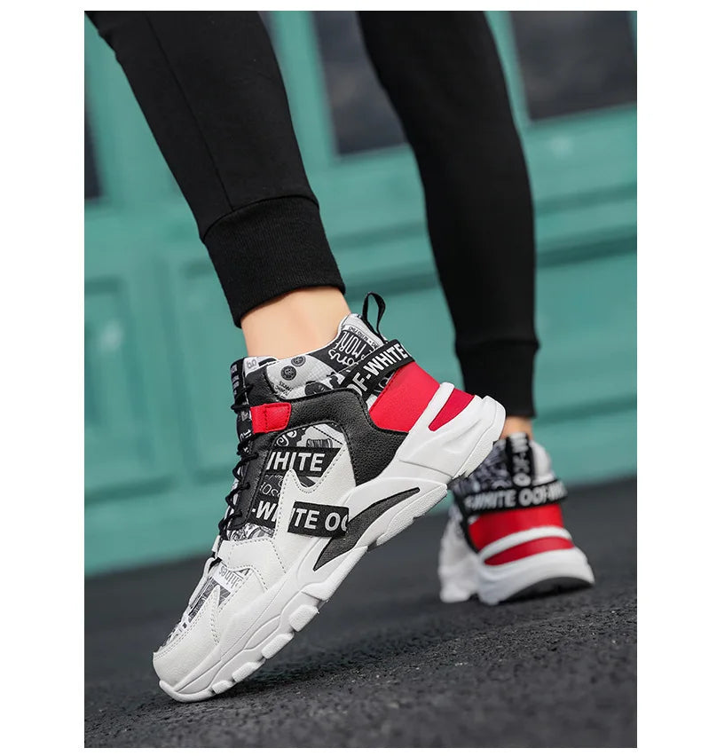 Fashion Platform Men Sport Shoes Casual Sneakers Couple Outdoor Breathable Lightweight  Running Shoes Women Tennis Shoes