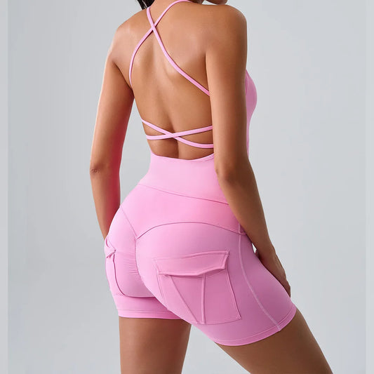 Sexy Women's Feeling Naked Training Set Gym Yoga 2 Pieces