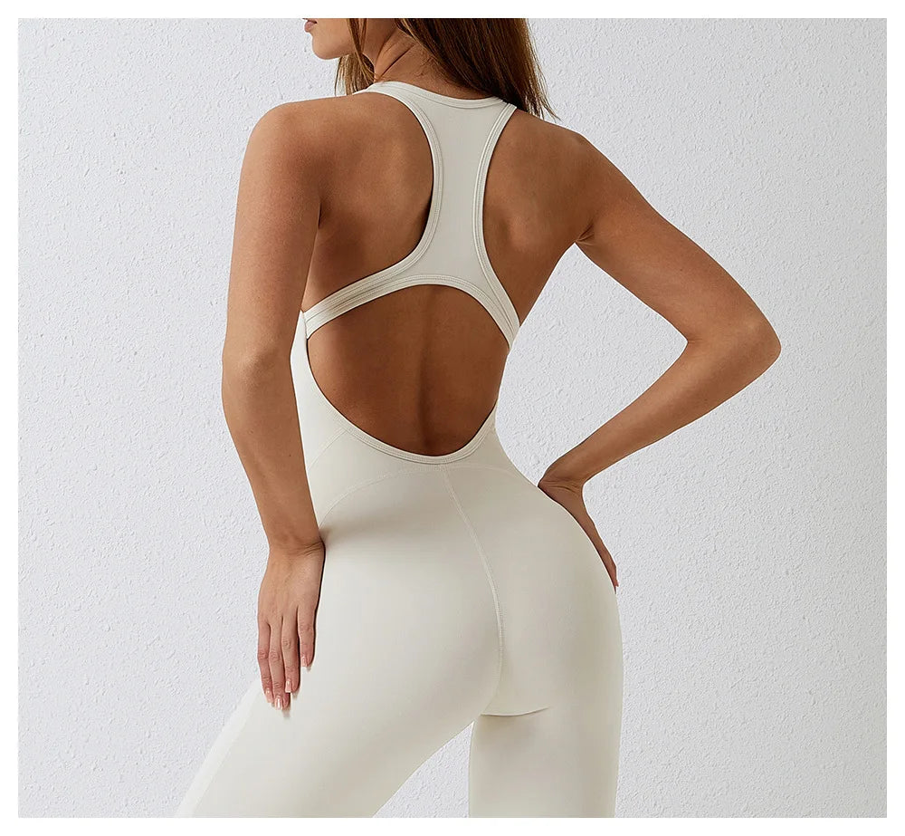 One-Piece Seamless Yoga Suit Fitness Workout Set