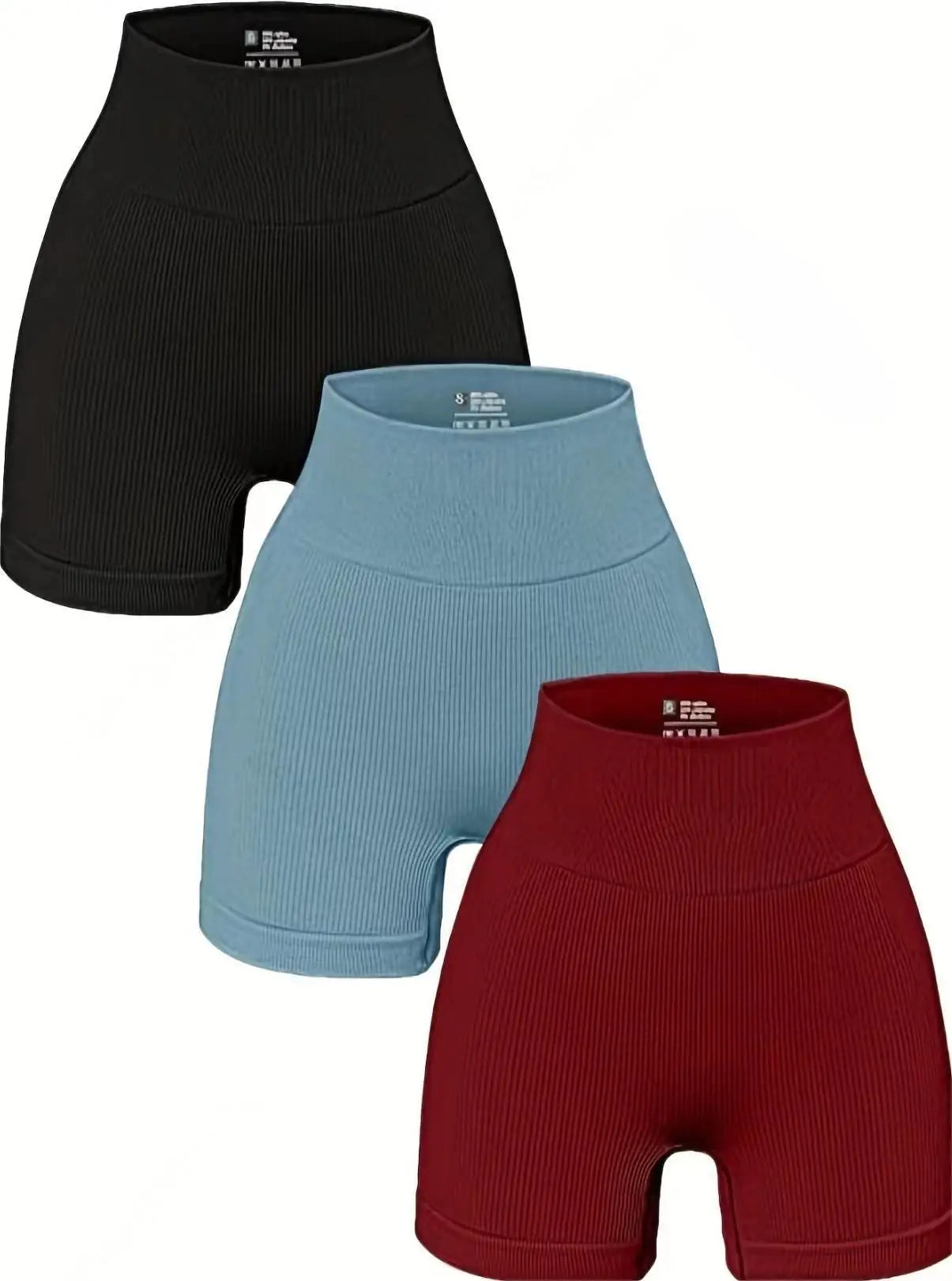 Women's Yoga Shorts 3 Sports Seamless High-Waisted Sports Tights