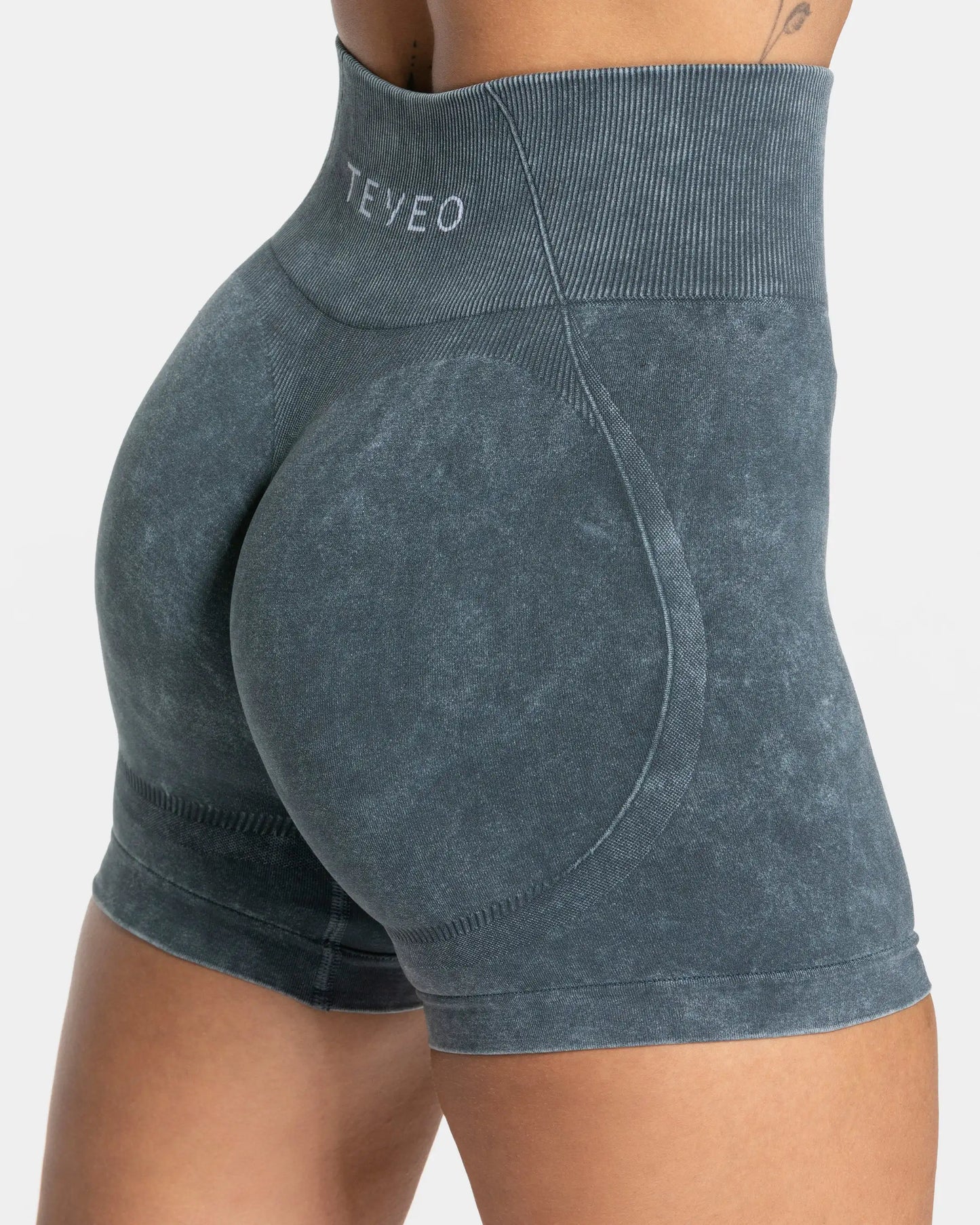 TEVEO Seamless Acid Covert Scrunch Short Women Soft Workout Tights Fitness Outfits Yoga Pants High Waisted Gym Wear shorts