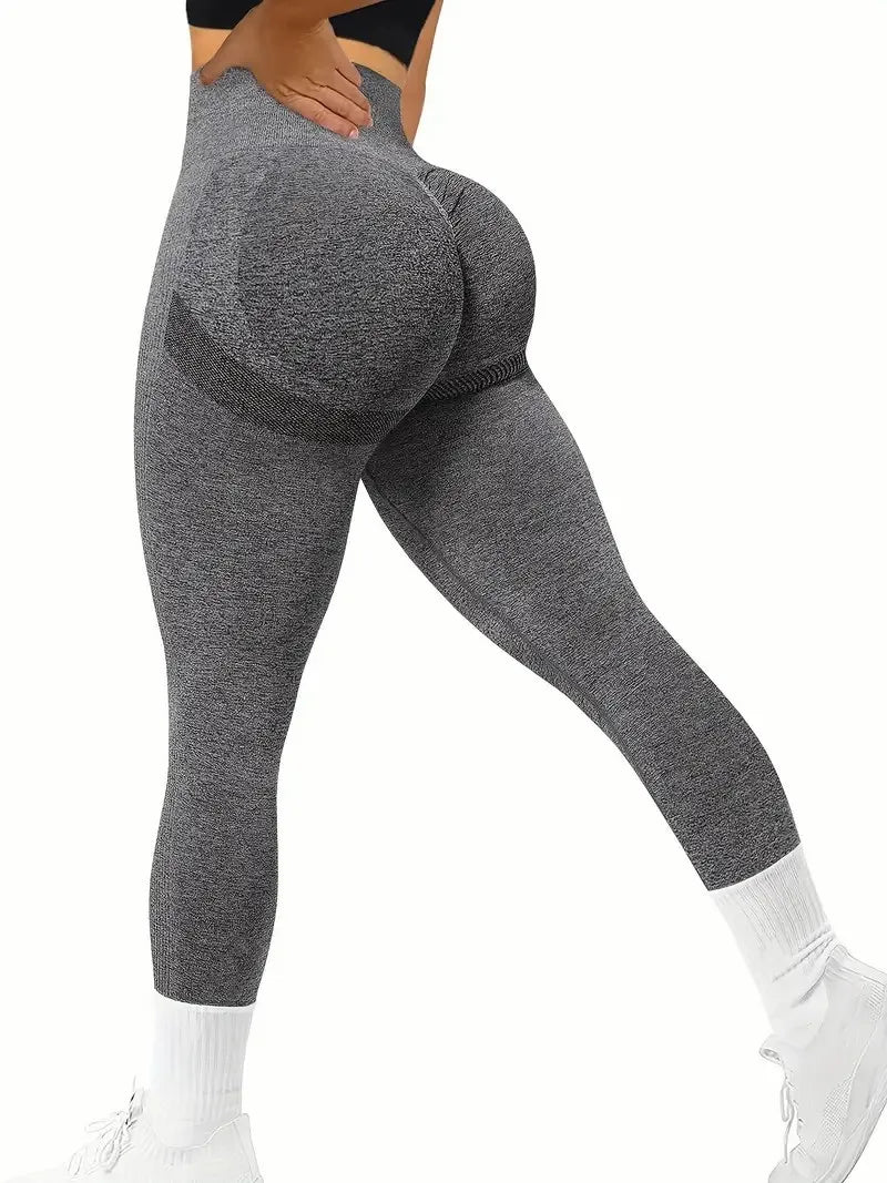 Solid Color Sports Leggings