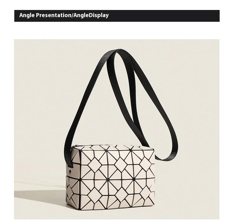 New 2024 Geometric Bags Women Geometry Handbag Fashion Shoulder Crossbody Bags For Lady Luxury Leater Brand Bags Designer sac