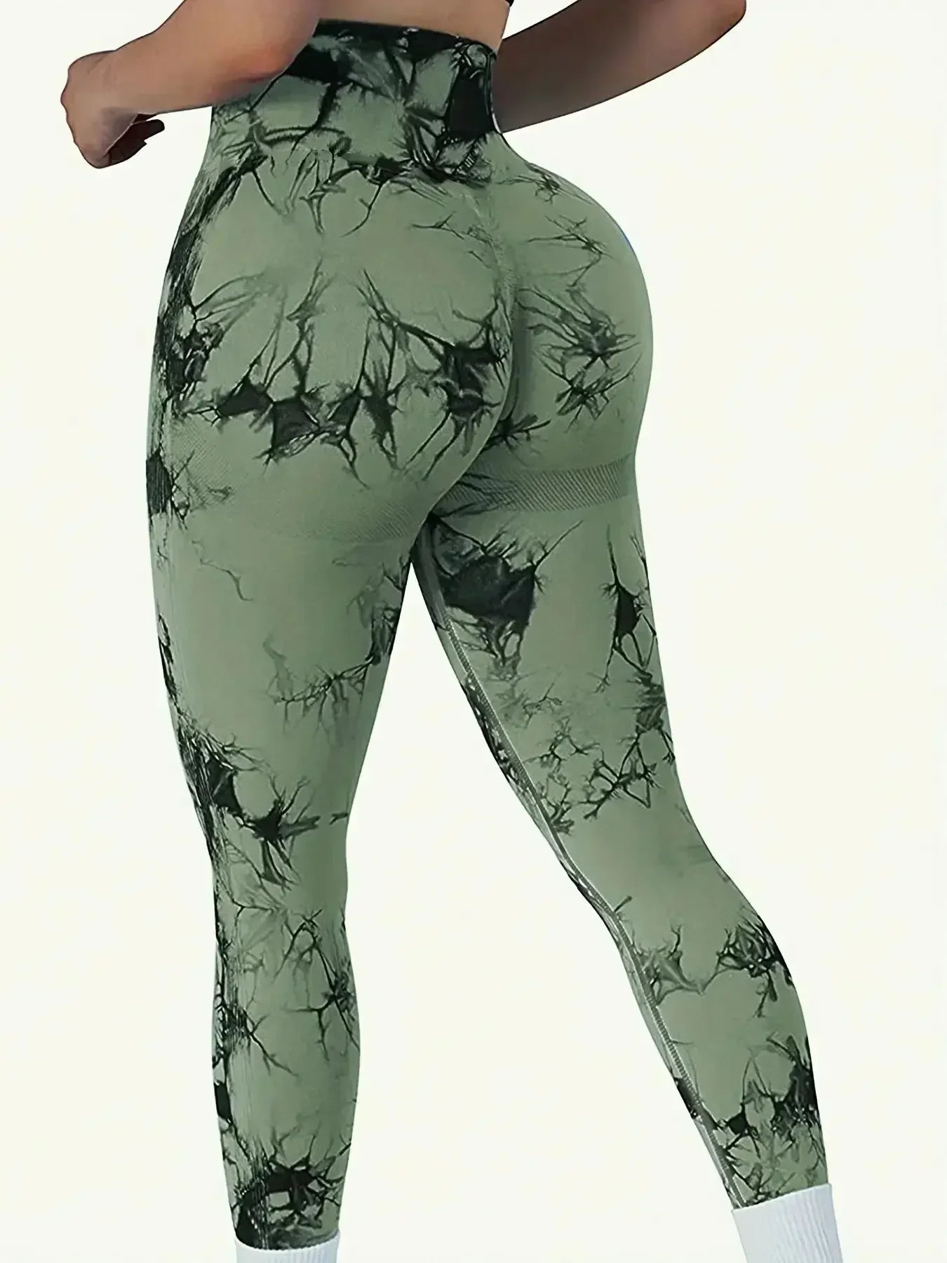 Tie-Dye Seamless Yoga Pants