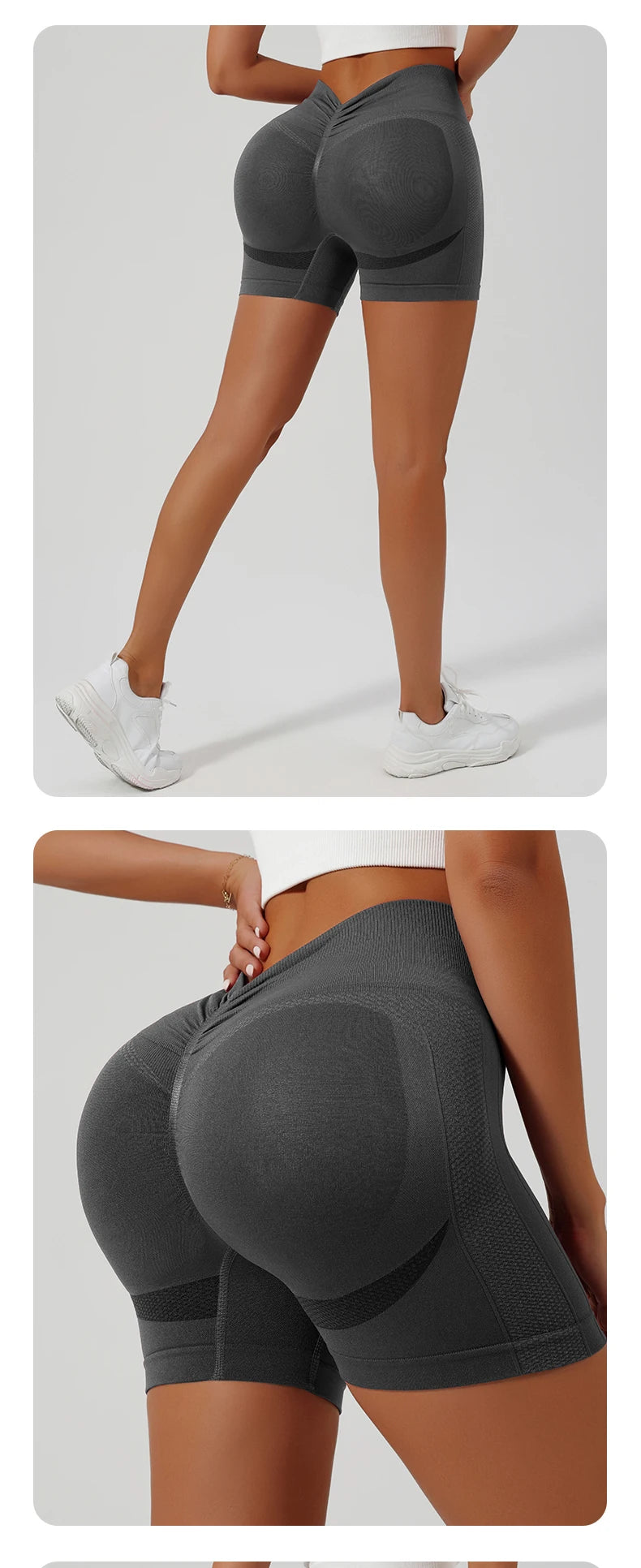 Women Seamless Yoga Shorts High Waist Workout Shorts Running Naked Feeling Breathable Fitness Pants Outwear Tight Shorts