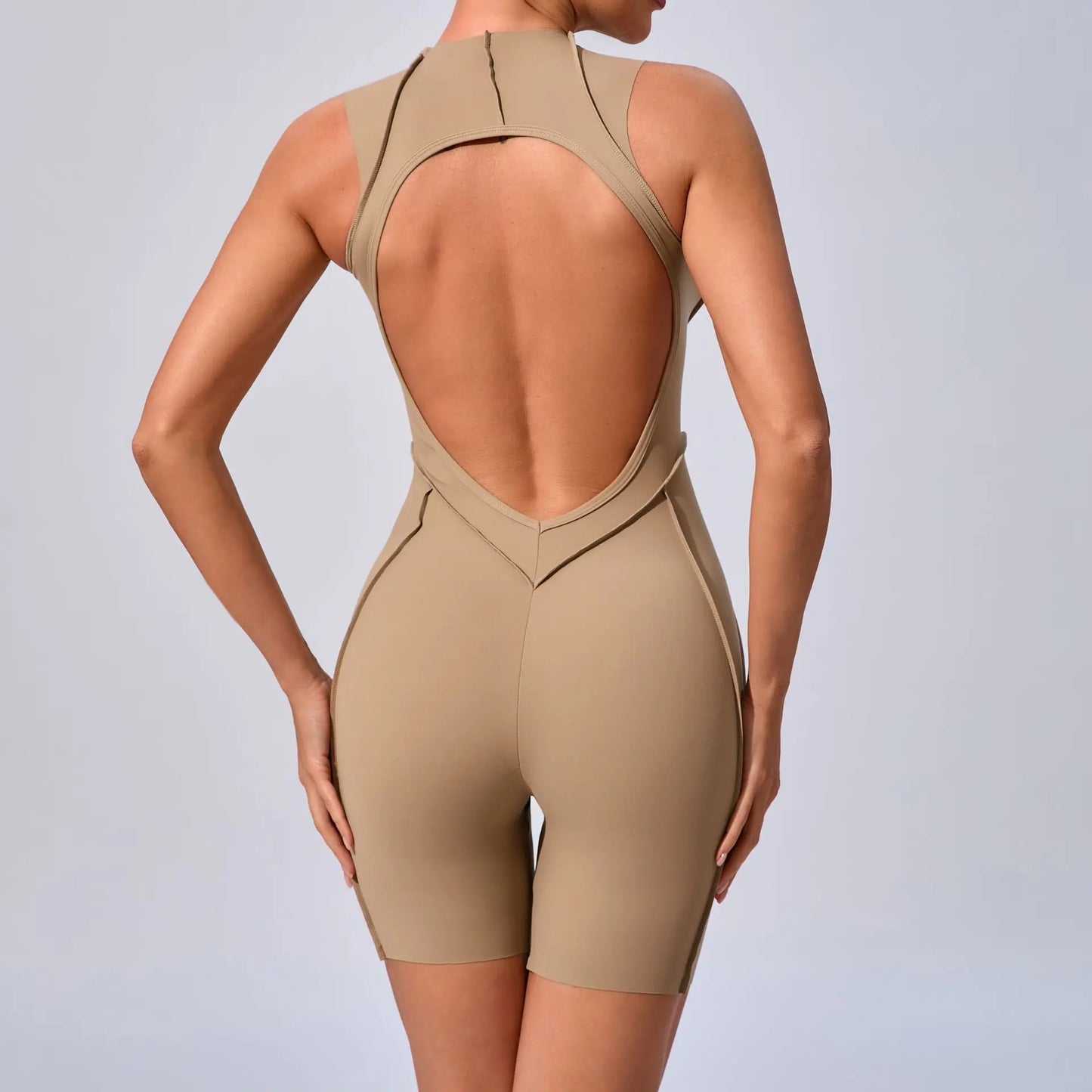 V Back Scrunch Sports Suit Women Gym