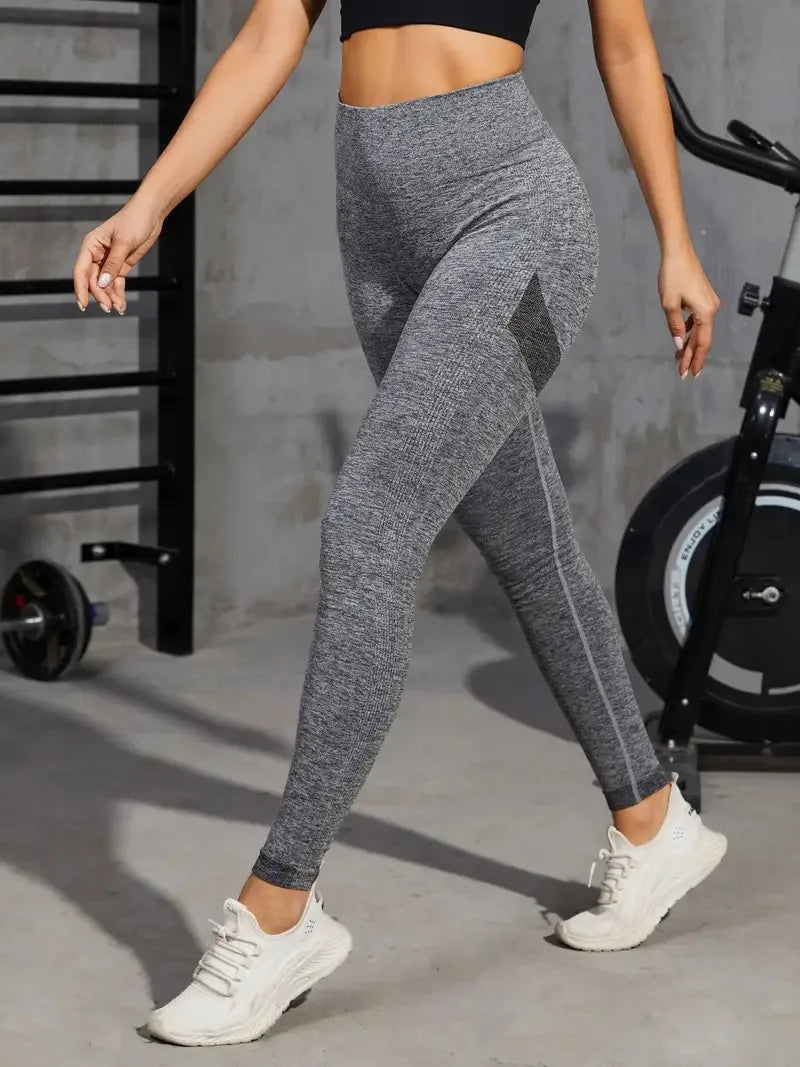 Solid Color Sports Leggings