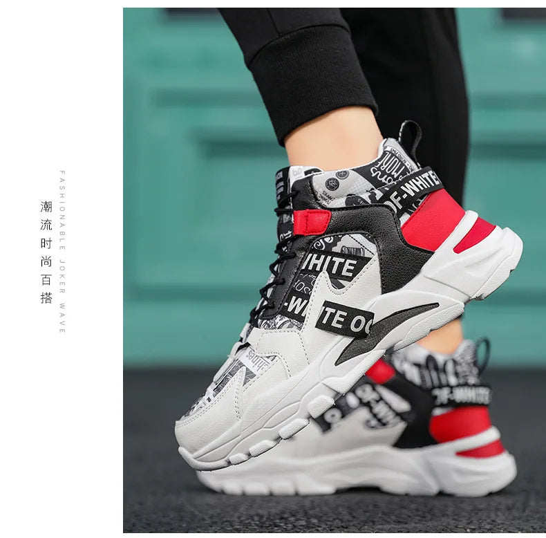 Fashion Platform Men Sport Shoes Casual Sneakers Couple Outdoor Breathable Lightweight  Running Shoes Women Tennis Shoes