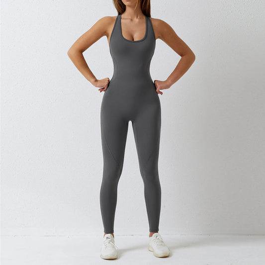 One-Piece Seamless Yoga Suit Fitness Workout Set