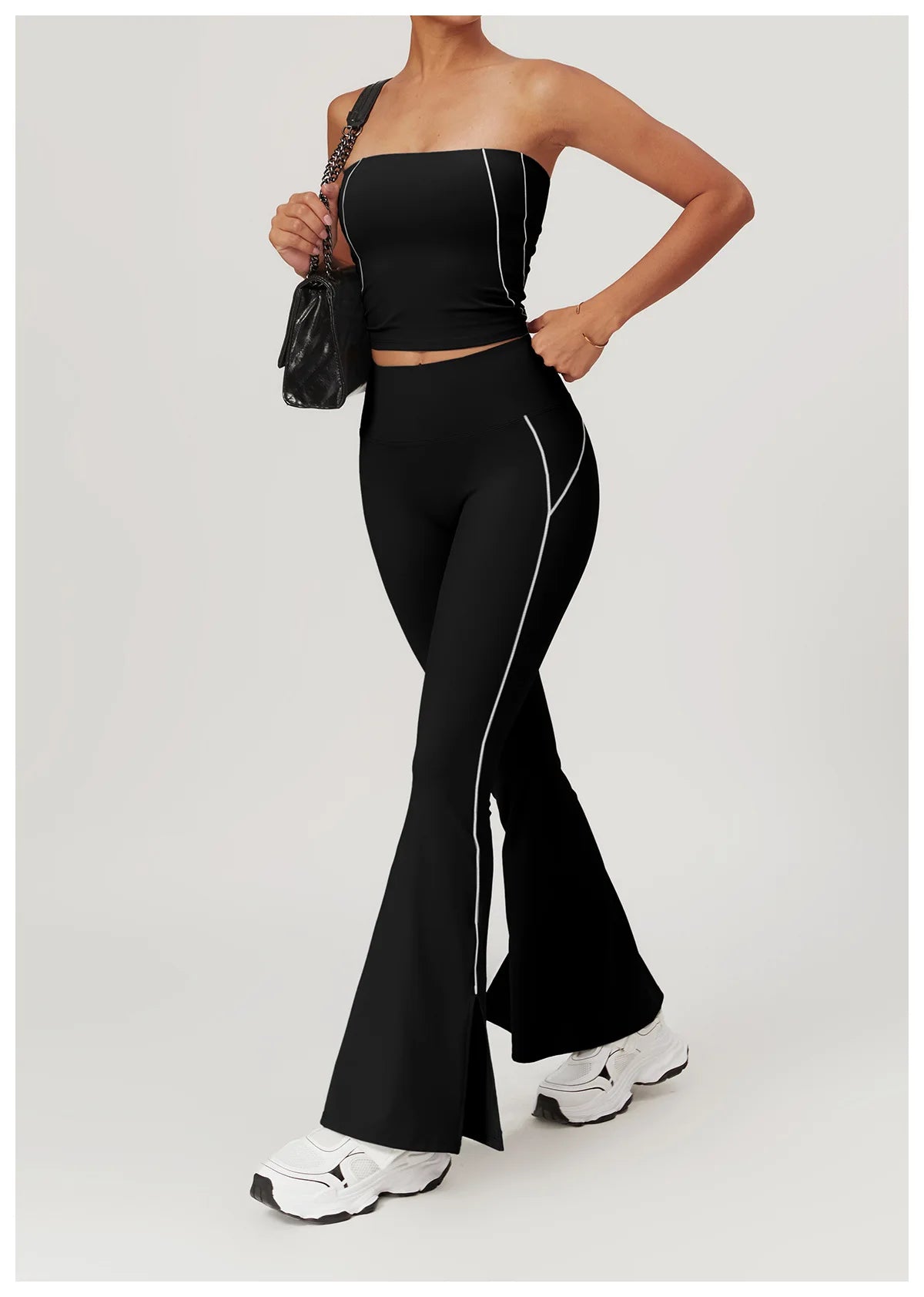 2PCS Yoga Set Women Clothes Workout Set Sportswear Gym Clothing