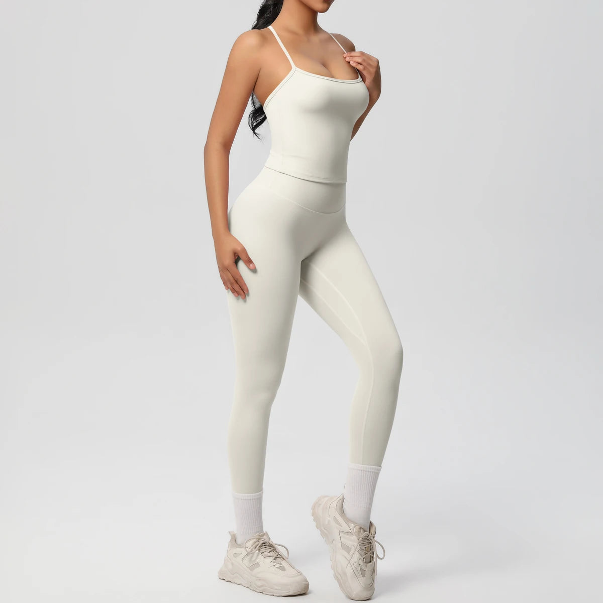 Yoga Top Set Fitness Gym Suit
