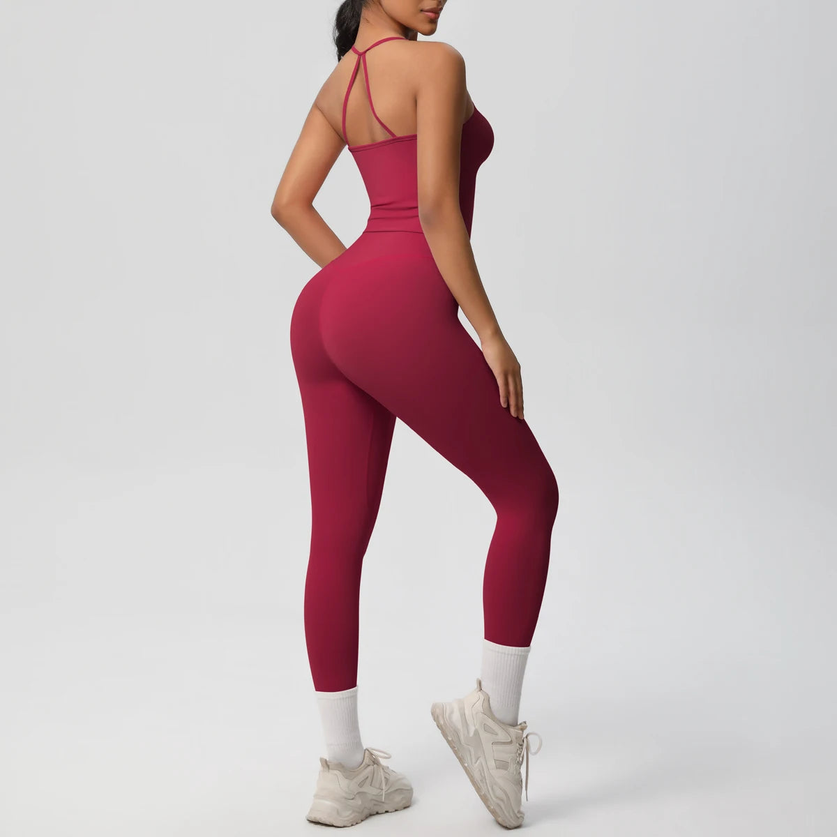 Yoga Top Set Fitness Gym Suit
