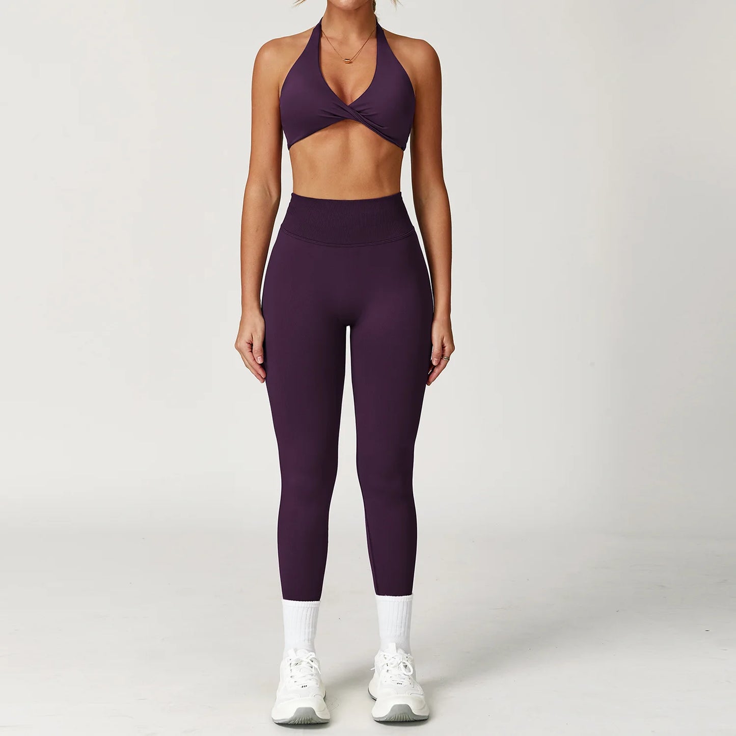 2PCS Yoga Suit Sports Set Women Gym Set