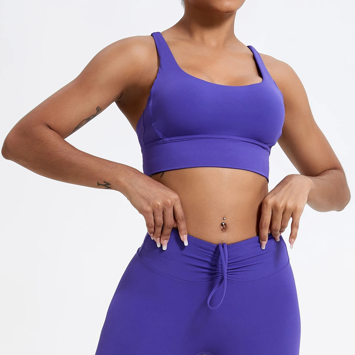Push up Sports Bra Gym Top Women Yoga Clothing Cross Back Yoga Bra Women Running Fitness Crop Top Shockproof Workout Brassiere
