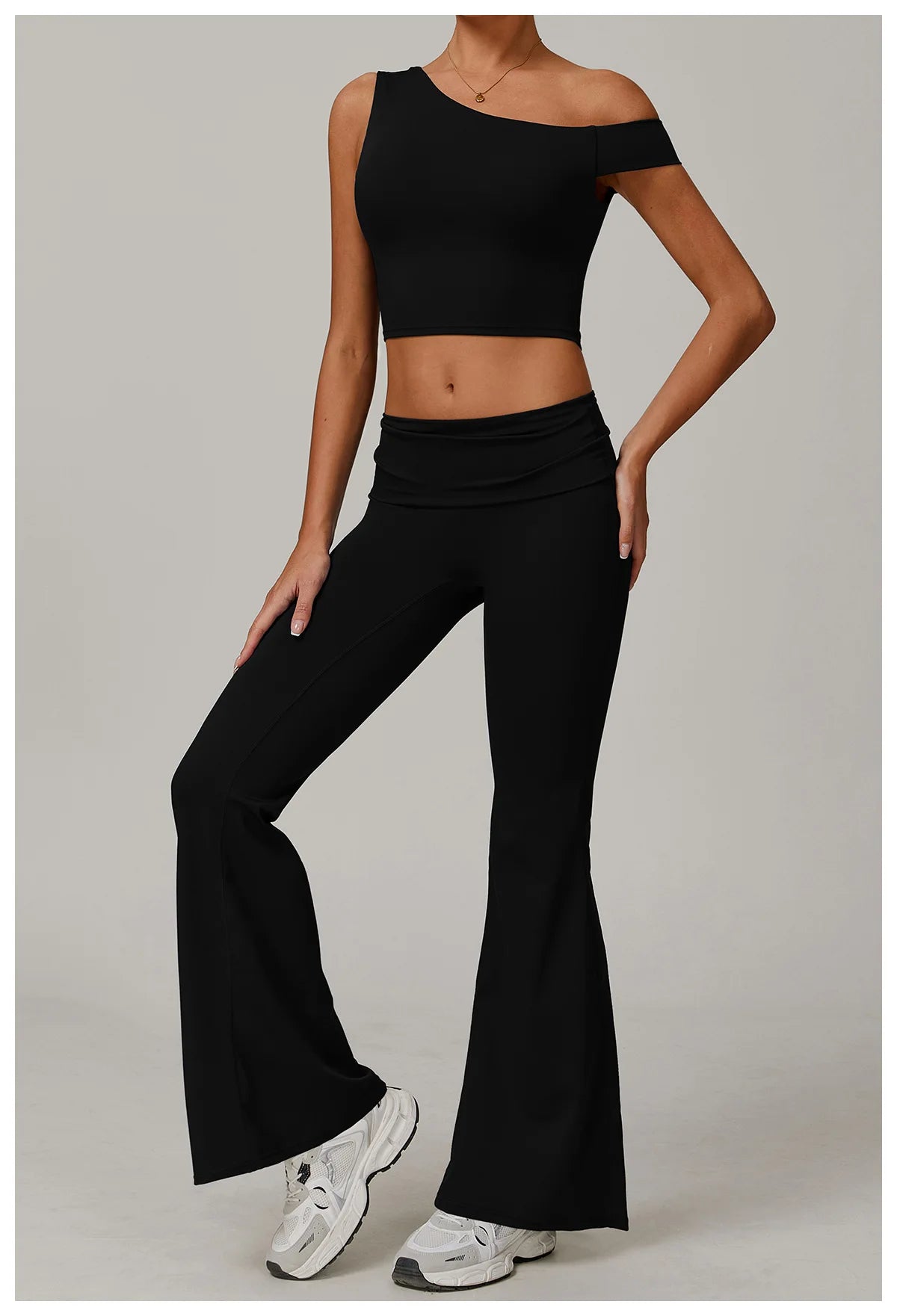2 Piece Fitness Sportswear Gym Tracksuit High Waist Leggings