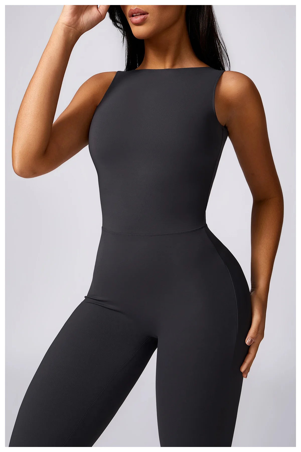 Scrunch Butt Jumpsuit Gym Set