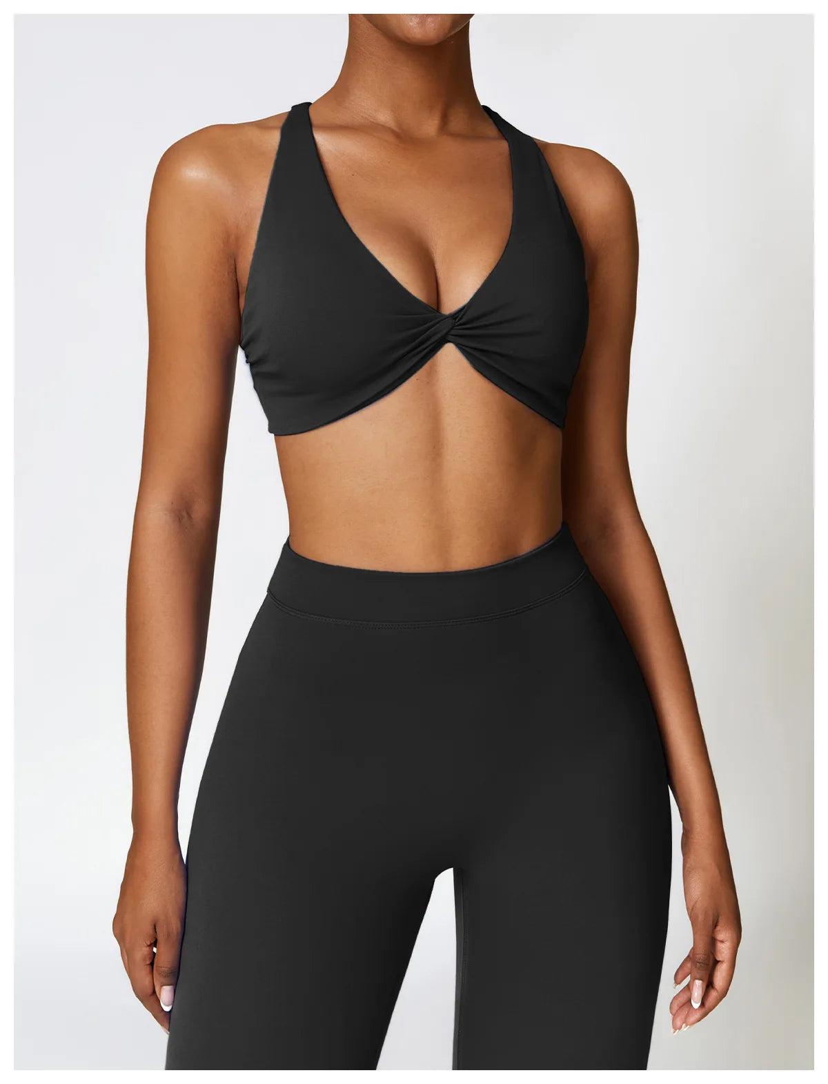 Yoga Set 2 Pieces Gym Set Workout Clothes for Women Seamless High Waist Leggings