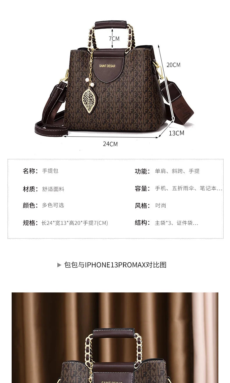 New Women's bag Female Shoulder bag Handbag for Fashion shoulder bags crossbody luxury designer handbag bags for women