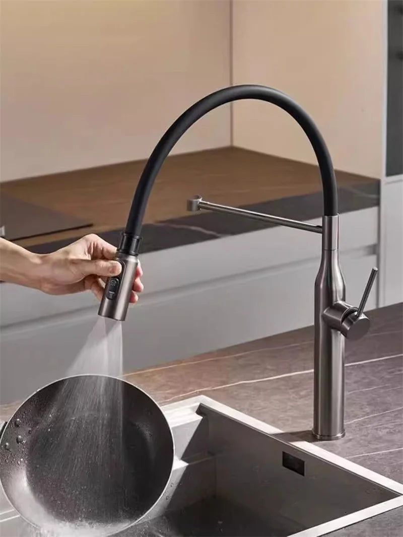 Gun Grey Kitchen Mixer Tap