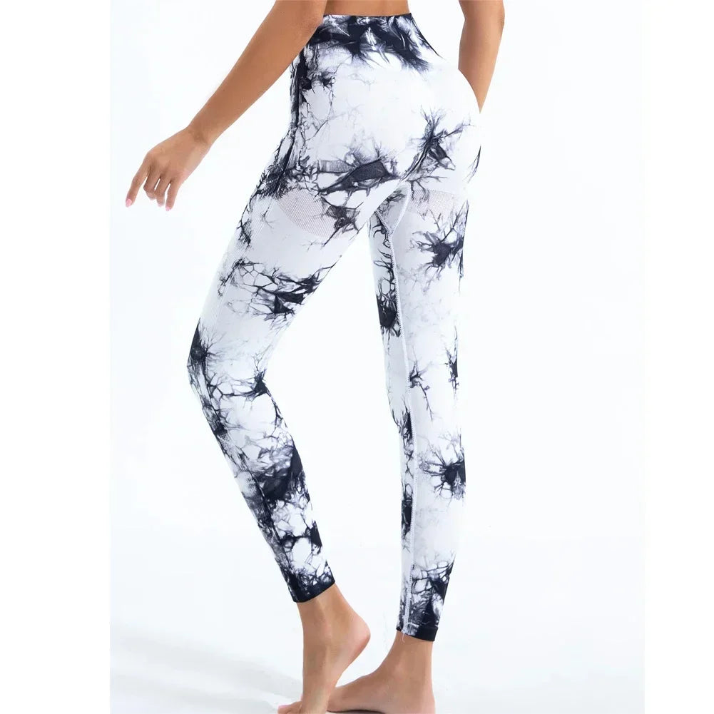 Tie-Dye Seamless Yoga Pants