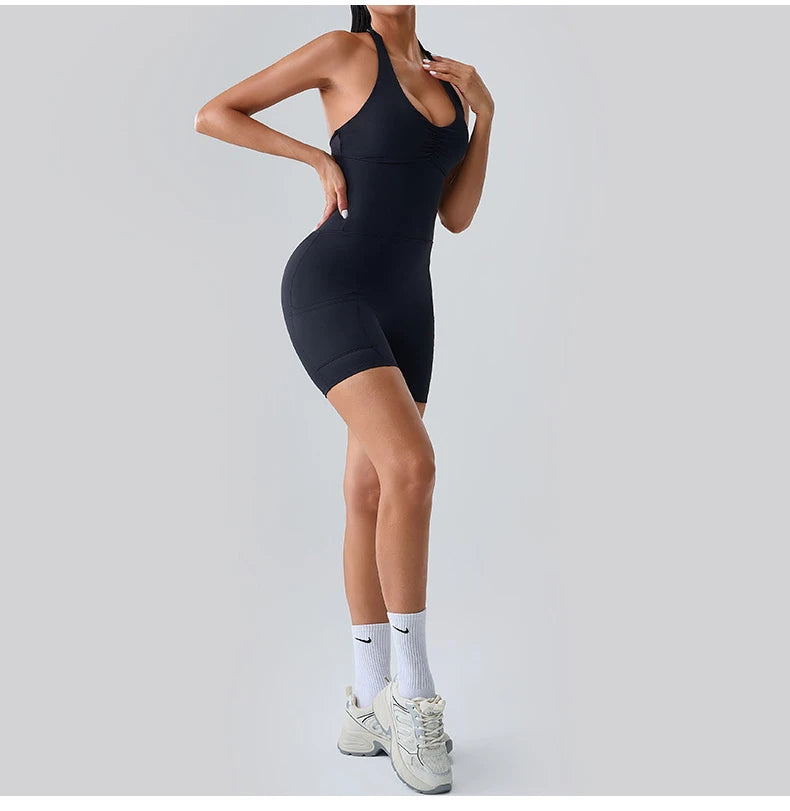 Fitness Sports Bodysuit Women Yoga Suit Jumpsuits