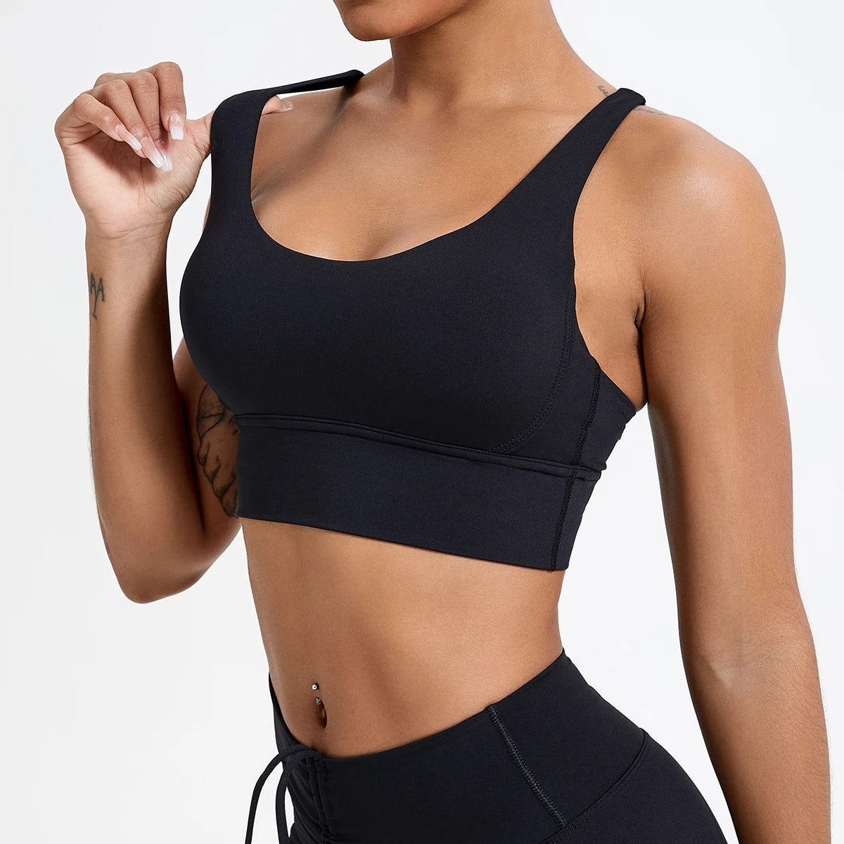 Push up Sports Bra Gym Top Women Yoga Clothing Cross Back Yoga Bra Women Running Fitness Crop Top Shockproof Workout Brassiere