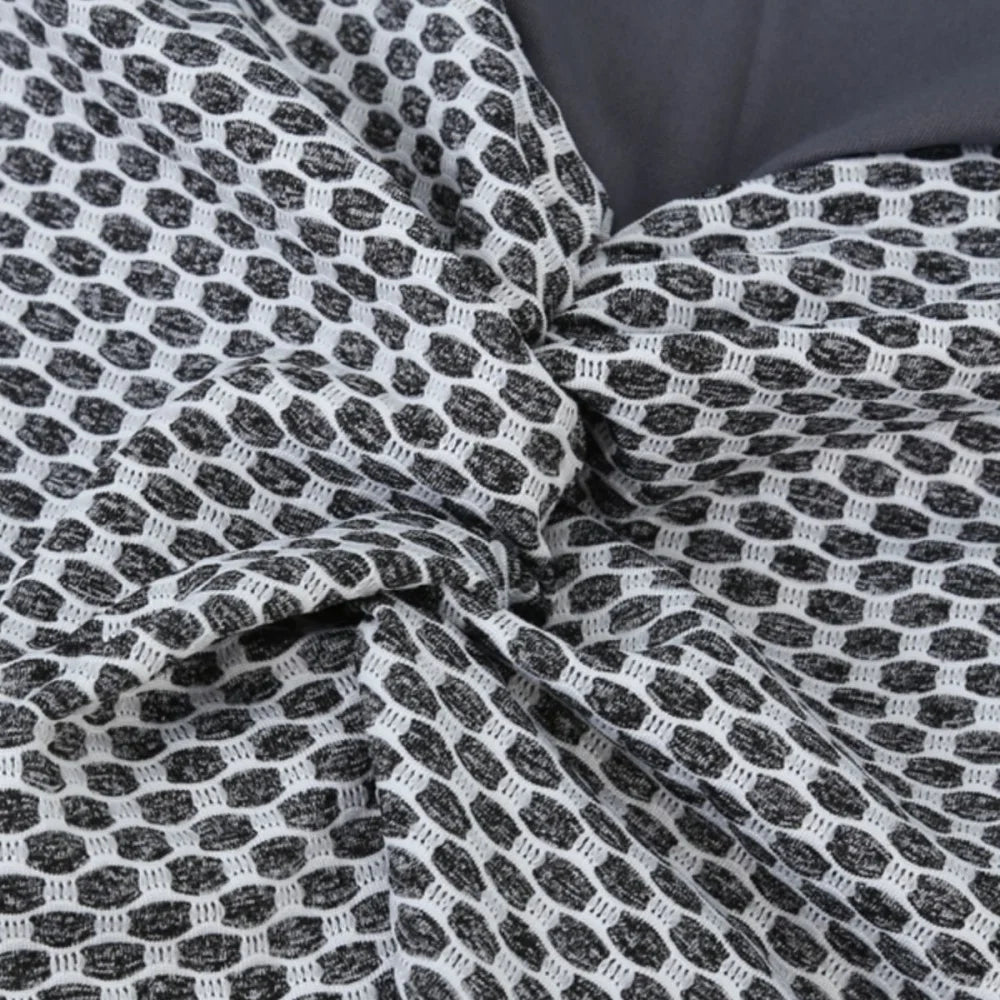 High Waist Honeycomb Yoga Shorts