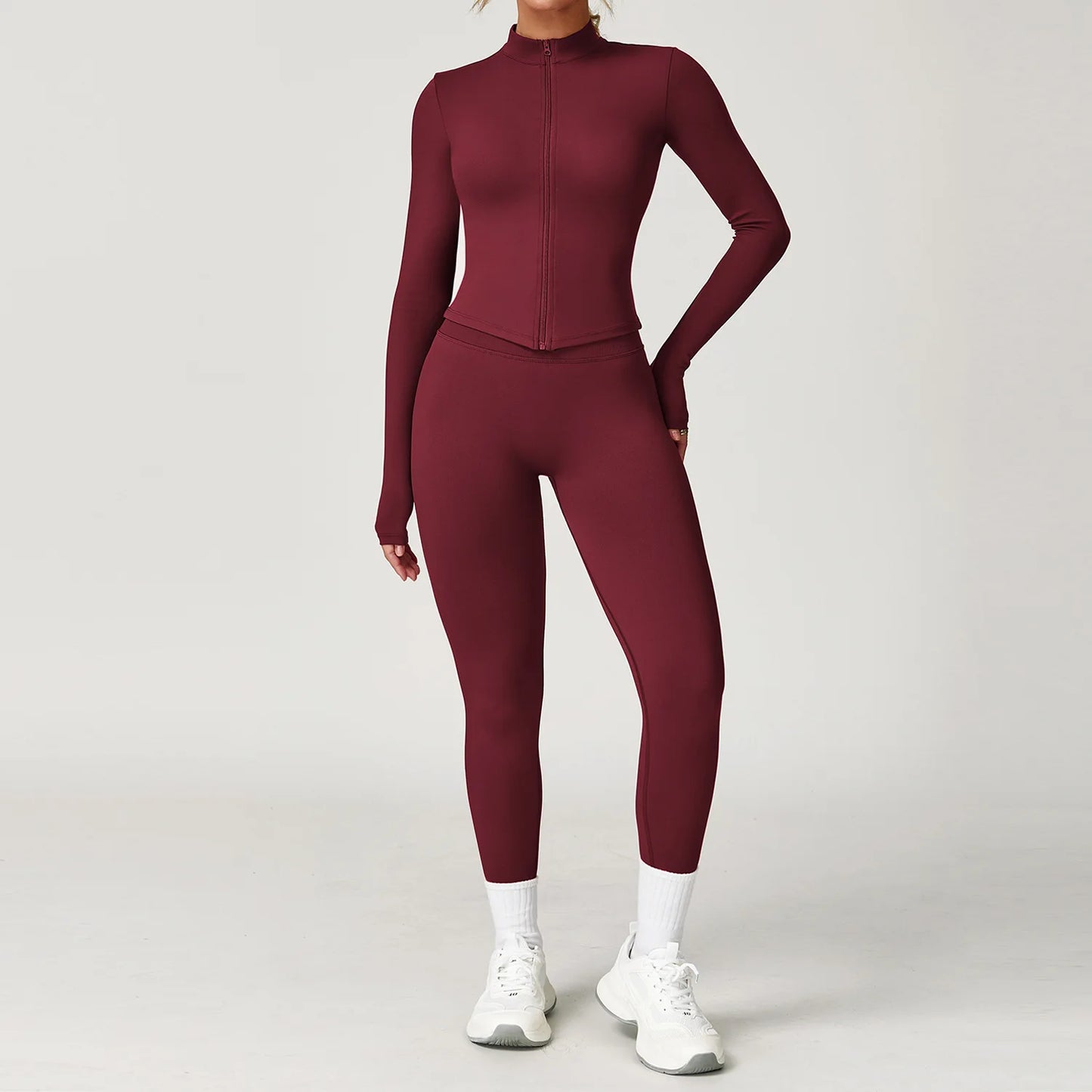 2PCS Yoga Suit Sports Set Women Gym Set