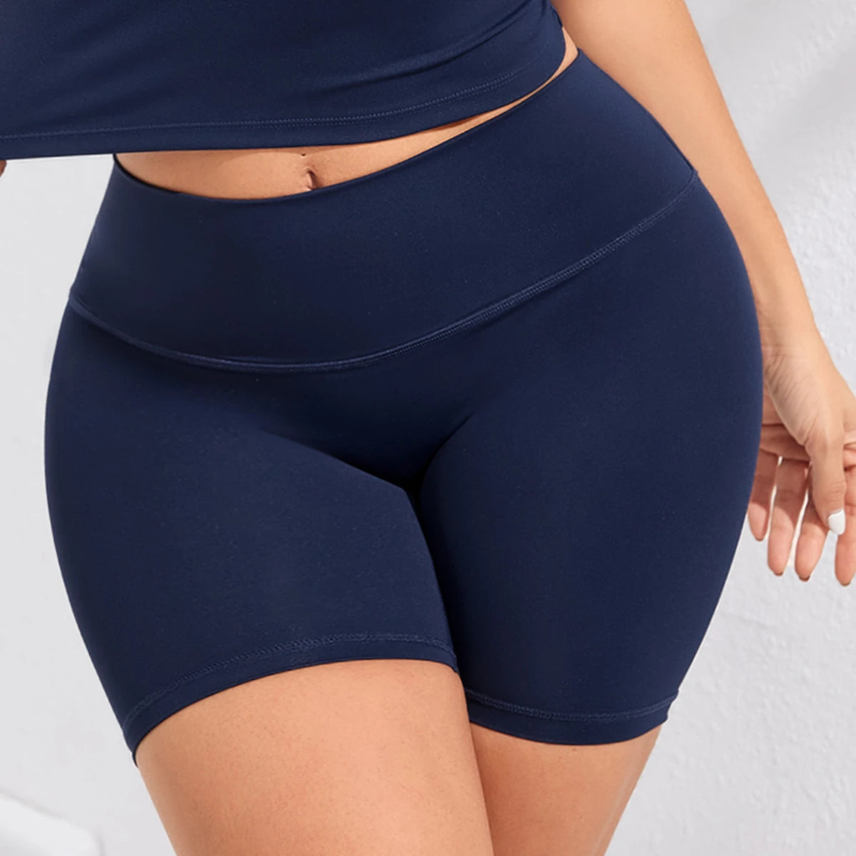 Yoga Shorts Women Fitness Shorts Girl Running High Waist Short Quick Drying Squat Proof Cycling Workout Gym Tight  Shorts Black