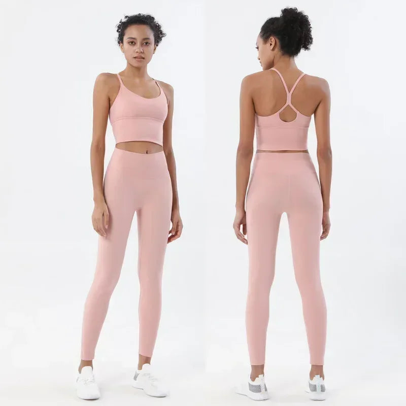 Sports Bra and Leggings Two Piece Sets