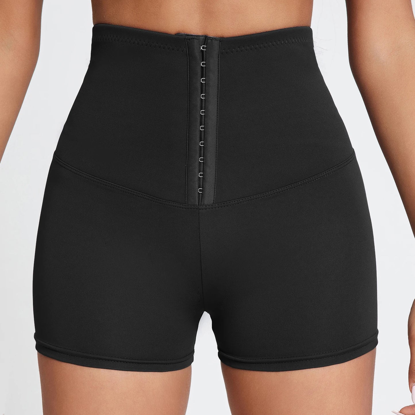 CHRLEISURE Women Breasted Yoga Shorts Sexy Butt Lift Fitness Shapewear Abdomen Tights Gym High Waist Stomach Cycling Shorts